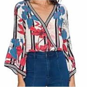 Floral Cropped Blouse